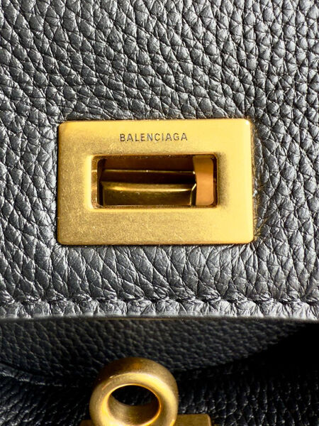 Сумка Balenciaga Rodeo Xs женский кожа черный 189462-6