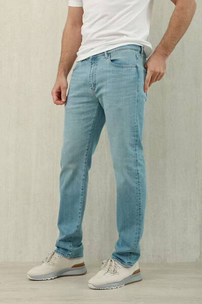 Мужские джинсы Loro Piana мужской джинса бирюзовый 179843-3