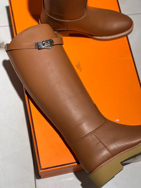 Сапоги Hermès женский кожа 162848-3