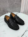 Мужские лоферы Louis Vuitton мужской кожа черный 185760-2