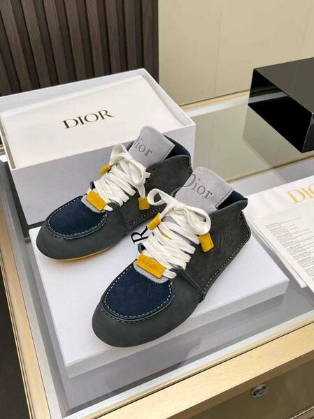 Женские кроссовки Dior женский замша графитовый l5112946-1-3