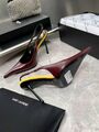 Женские туфли Saint Laurent женский кожа фиолетовый h7575323-1-2