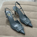Туфли Valentino женский кожа графитовый 121297-2