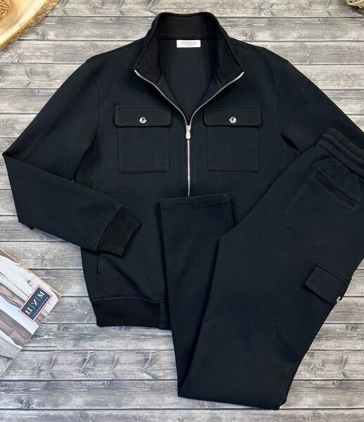 Мужской костюм Brunello Cucinelli мужской черный 118558