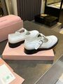 Женские босоножки Prada женский кожа белый q8548322-1-2