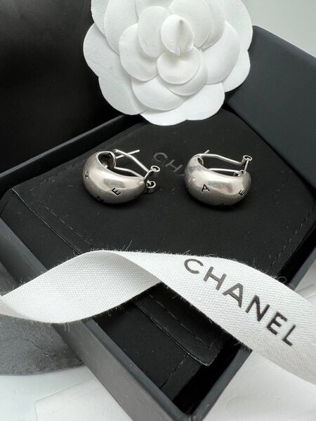 Серьги Chanel графитовый 175273