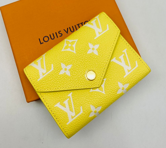 Кошелек Louis Vuitton женский кожа горчичный 31978