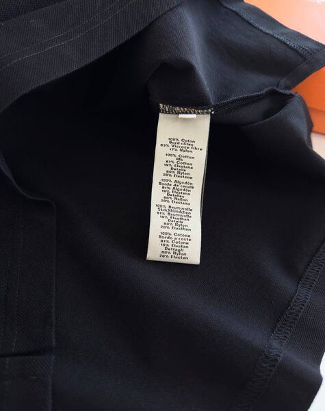 Мужское поло Hermès мужской черный 142770-4