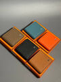Мужской портмоне Hermès мужской кожа бирюзовый 154029-7