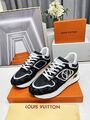 Кроссовки Louis Vuitton Neo Run Away женский кожа черный n2775269-1-3