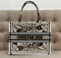 Сумка Christian Dior Book 36 женский текстиль бежевый 133089-1