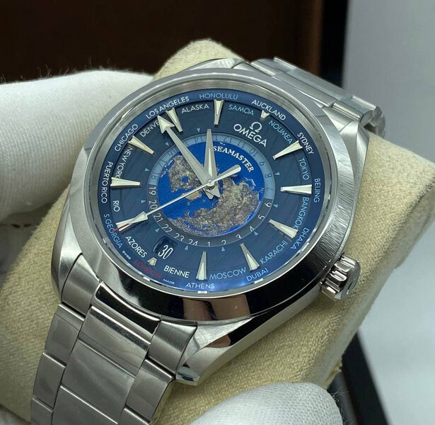 Мужские часы Omega Seamaster Aqua Terra синий 155573-3