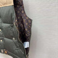 Жилет Louis Vuitton женский болотный 123841-3
