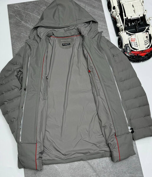 Мужской пуховик Kiton мужской графитовый 165332-4