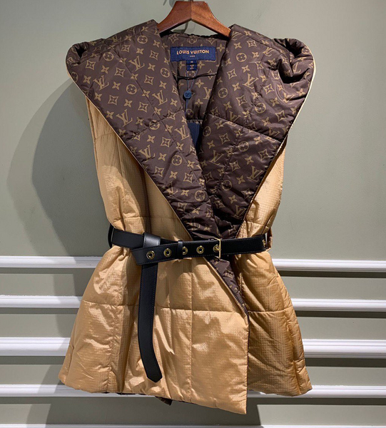 Жилет Louis Vuitton женский бежевый 22609