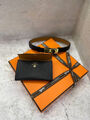 Женский ремень Hermès женский кожа черный 120136-3