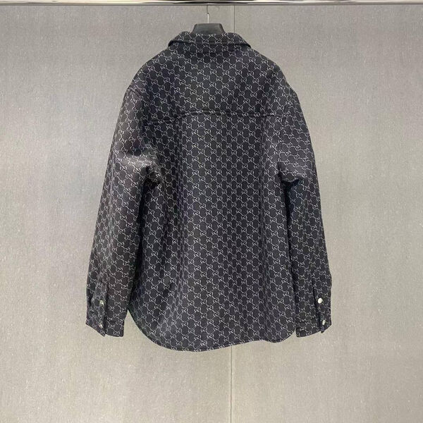 Мужская куртка двухсторонняя Gucci мужской графитовый 173418-5