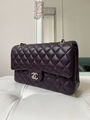 Сумка Chanel 2.55 женский кожа фиолетовый 146986-2