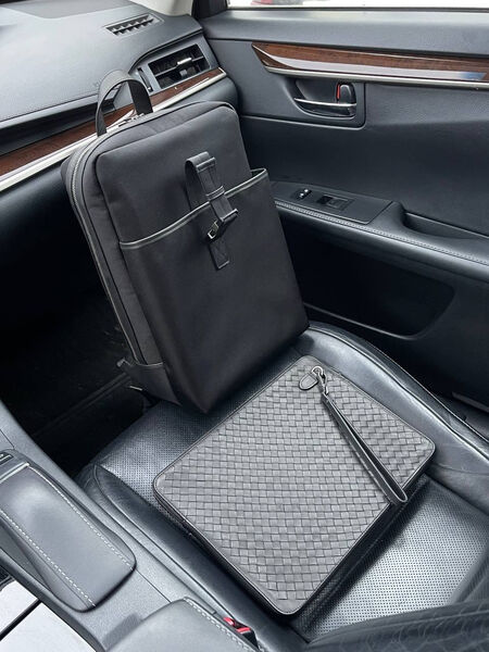 Мужская сумка-рюкзак Bottega Veneta мужской кожа черный 108455-4