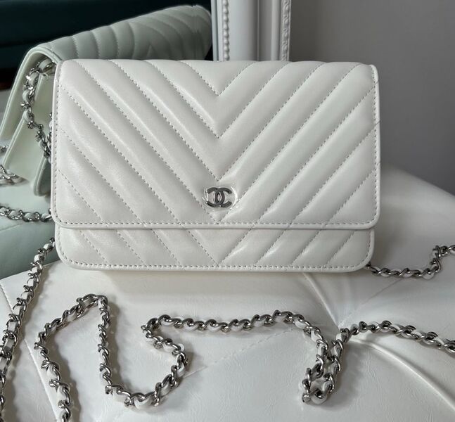 Сумка Chanel Mini женский кожа белый 143088