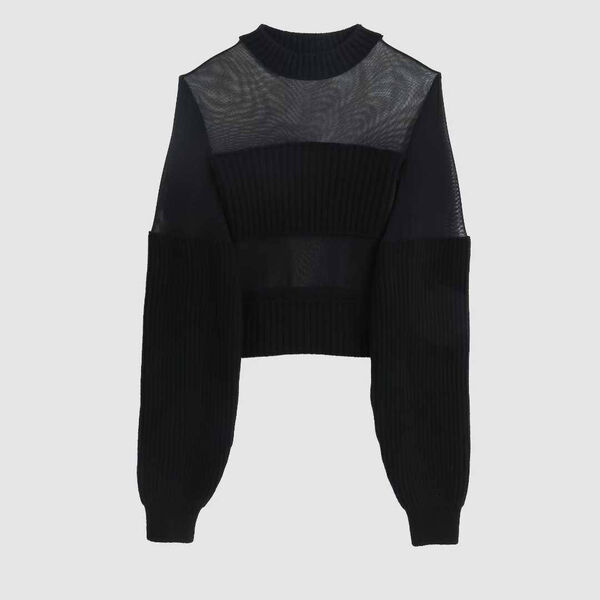 Свитер Alexander McQueen женский черный 201414-2