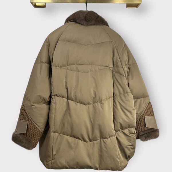 Пуховик Max Mara женский бежевый 164534-4