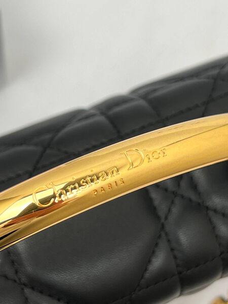 Сумка Christian Dior женский кожа черный 155096-5