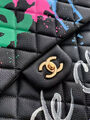 Сумка Chanel женский кожа черный 194568-6