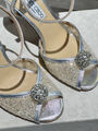 Босоножки Jimmy Choo женский кожа графитовый 138746-2