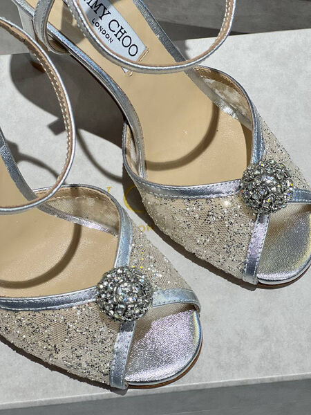 Босоножки Jimmy Choo женский кожа графитовый 138746-2
