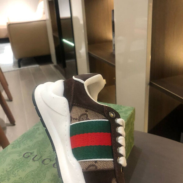 Детские кроссовки Gucci текстиль 179606-4