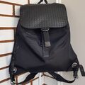 Рюкзак Bottega Veneta мужской кожа swift черный,серебристый 64957