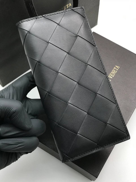 Мужской портмоне Bottega Veneta мужской кожа черный 96461-5