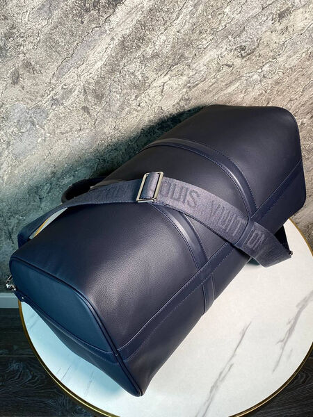 Дорожная сумка Louis Vuitton мужской кожа синий 169296-8