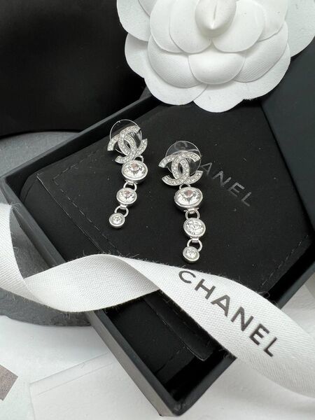 Серьги Chanel графитовый 175391-2