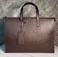 Мужской портфель Prada мужской кожа chèvre 169515