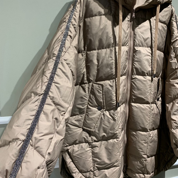 Куртка Brunello Cucinelli женский бежевый 37709-3