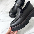 Лоферы Prada женский кожа черный 164469-6