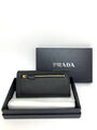 Кошелек Prada женский кожа черный 132292-7