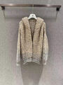 Кардиган Brunello Cucinelli женский вязаная ткань графитовый 120723-5