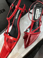 Босоножки Jil Sander женский кожа бордовый 155078-4