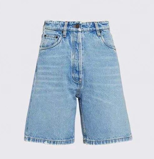 Шорты Prada женский джинса голубой 177387