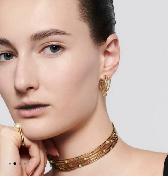 Серьги Dior бронзовый 176044-3