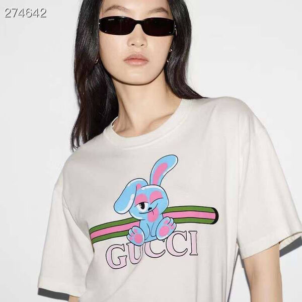 Футболка Gucci женский белый 145937-2