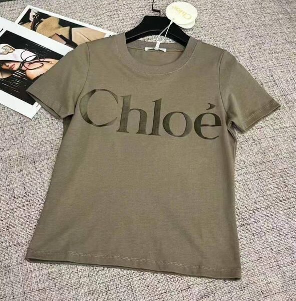 Футболка Chloé женский зеленый 183454