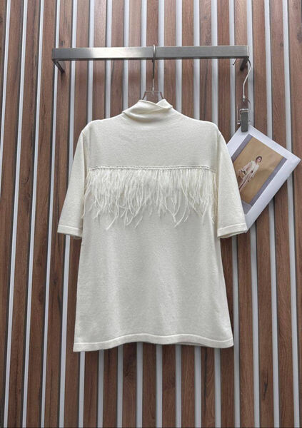 Кофта Brunello Cucinelli женский вязаная ткань белый 164972-2