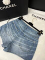 Шорты Chanel женский джинса синий 185252-2