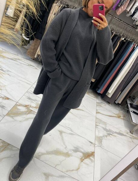 Костюм Loro Piana женский графитовый 128340