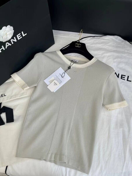 Футболка Chanel женский графитовый 189239-3