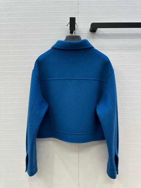 Полупальто Hermès женский синий 199220-2